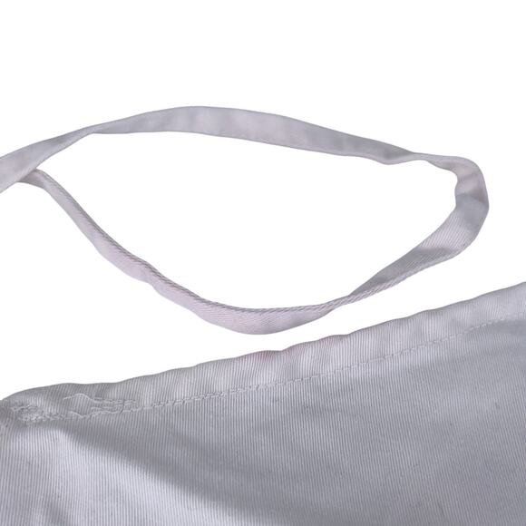 Best Value Textiles All Purpose Kitchen Bib Apron Pen or Tool Pocket Solid White - Picture 7 of 11